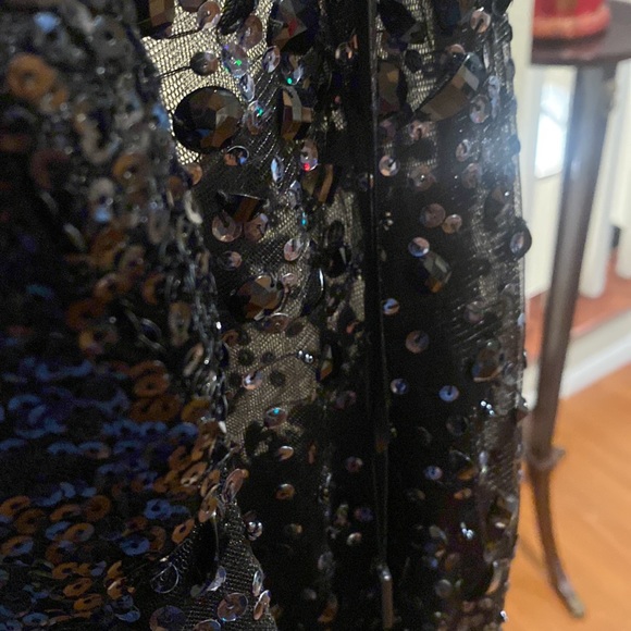 Black sequin one shoulder dress - Picture 6 of 6